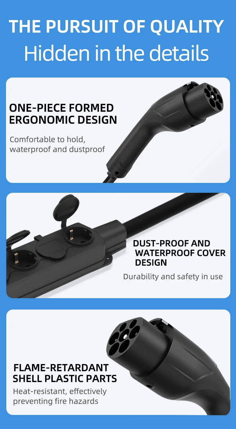 Outdoor Electricity V2L Discharger GBT 4KW EV Discharger EU socket For BYD MG Geely Jaecoo ZEEKR XPENG Renault NAMMI EU