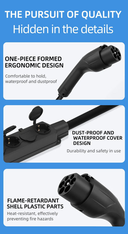 Outdoor Electricity V2L Discharger GBT 4KW EV Discharger EU socket For BYD MG Geely Jaecoo ZEEKR XPENG Renault NAMMI EU