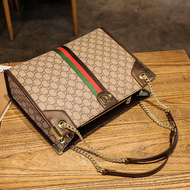 2026 New Luxury Women Handbag High Texture Large Size Shoulder Bag Fashion Commuter Daily Casual Tote Purse