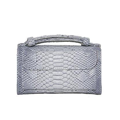 Luxury Snake Pattern Chain Flap Handbags Evening Clutches Crossbody Messenger Shoulder Bags Women Female Ladies Luxurious Purses