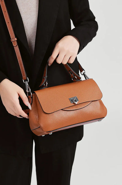 Genuine Leather Women's Bag Luxury Designer Crossbody Bags High Quality Cowhide Women Shoulder Bag Female Handbags M8863