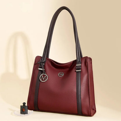 Soft Leather Luxury Handbags Women Bags Designer Shoulder Sac Ladies Large Capacity Top-Handle Bags Shopping Tote Bag Sac A Main