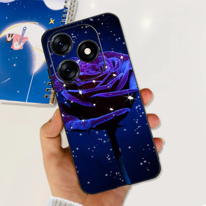 Phone Case For Tecno Spark 10 10C 2023 Fashion Flower Cat Butterfly Soft Silicone TPU Cases For Tecno Spark10 Spark10c KI5q KI5k