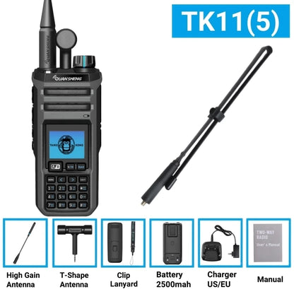 Quansheng Original Tk11 (5)  27 Mhz Walkie Talkie Handheld 10W Frequency Wireless Am Fm Ham