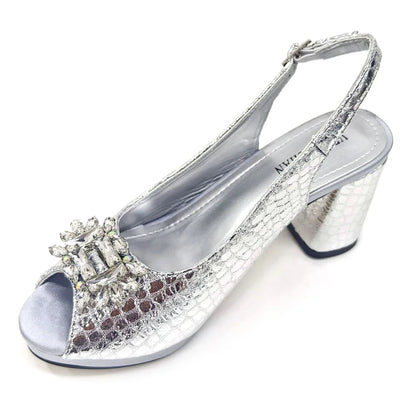 2024 Italian Design Rhinestone-encrusted Ladies Party Shoes And Special Bag High Heels And Dual Purpose Bag Women's Shoes