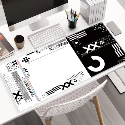 Gaming Clear Shortcut Keys Mouse Pad Cheat Sheet Keyboard Mousepad Desk Mat Rubber Protector Office User Anti Slip Esports Games