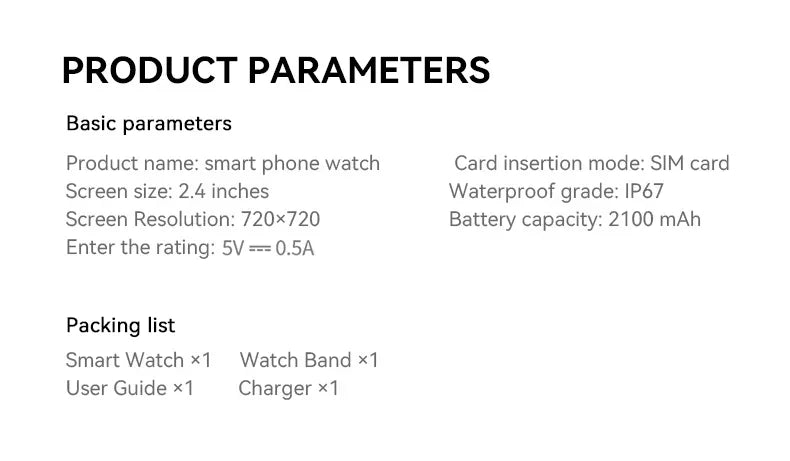 M99 5G Smartwatch: 2.4" AMOLED Screen, Rotating Camera, SIM & WiFi Support for Standalone Calls and Social Media.