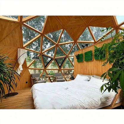 Luxury Dome Tent Outdoor Glamping Pod House for Eco Camping Resort Vacation Stay Customizable