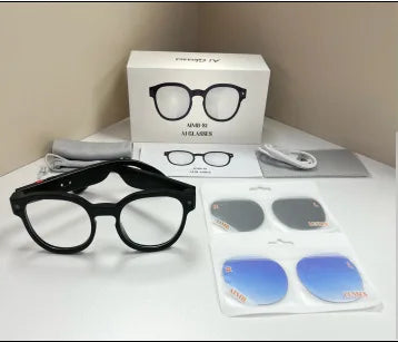 Smart Glasses Color-changing Lens AI Image Recognition Dialogue Simultaneous Interpretation Anti-shake Camera Glasses Gifts