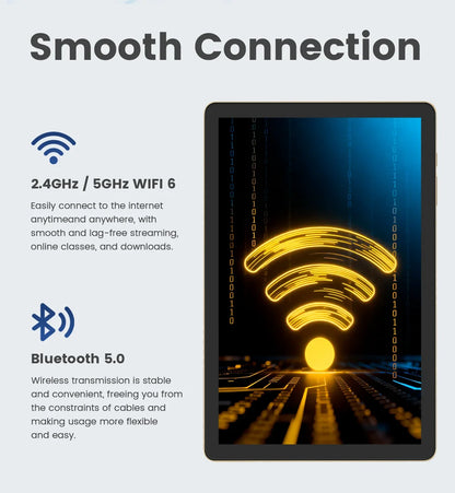 Paitanry 2026 NEW 11 Inch Android 15 Tablet PC 20GB RAM 128GB ROM A537 Octa Core Processor 6000mAh 18W Fast Charge WiFi 6 Tablet