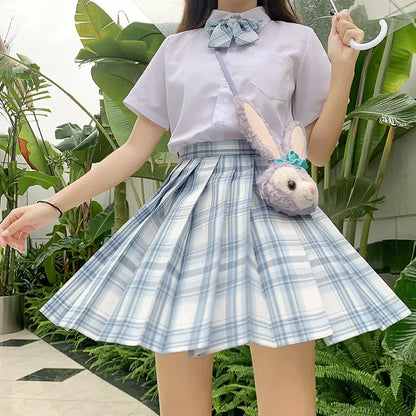 Japanese Bow Tie Skirt Set Student Pleated Skirt Jk Uniform Korean School Sexy Girl Preppy Style Seifuku Japanese School Uniform