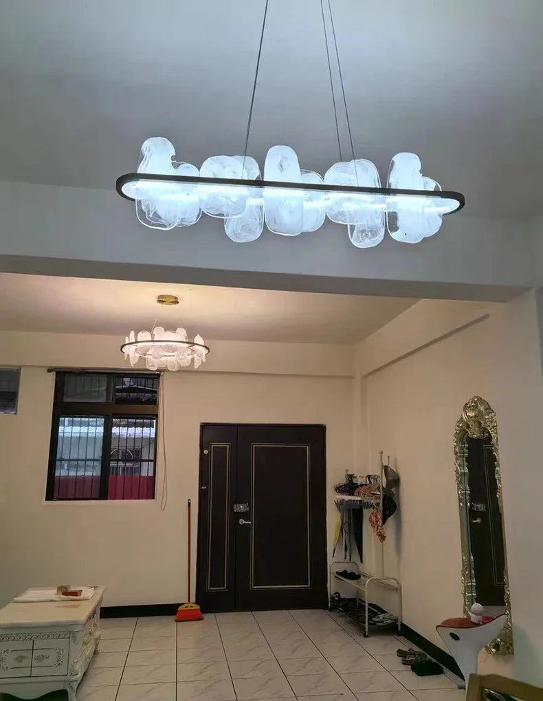 Nordic Style Simple LED Pendant Lights for Living Dining Room Kitchen Food Tables Chandelier Home Decor Hanging Light Fixture