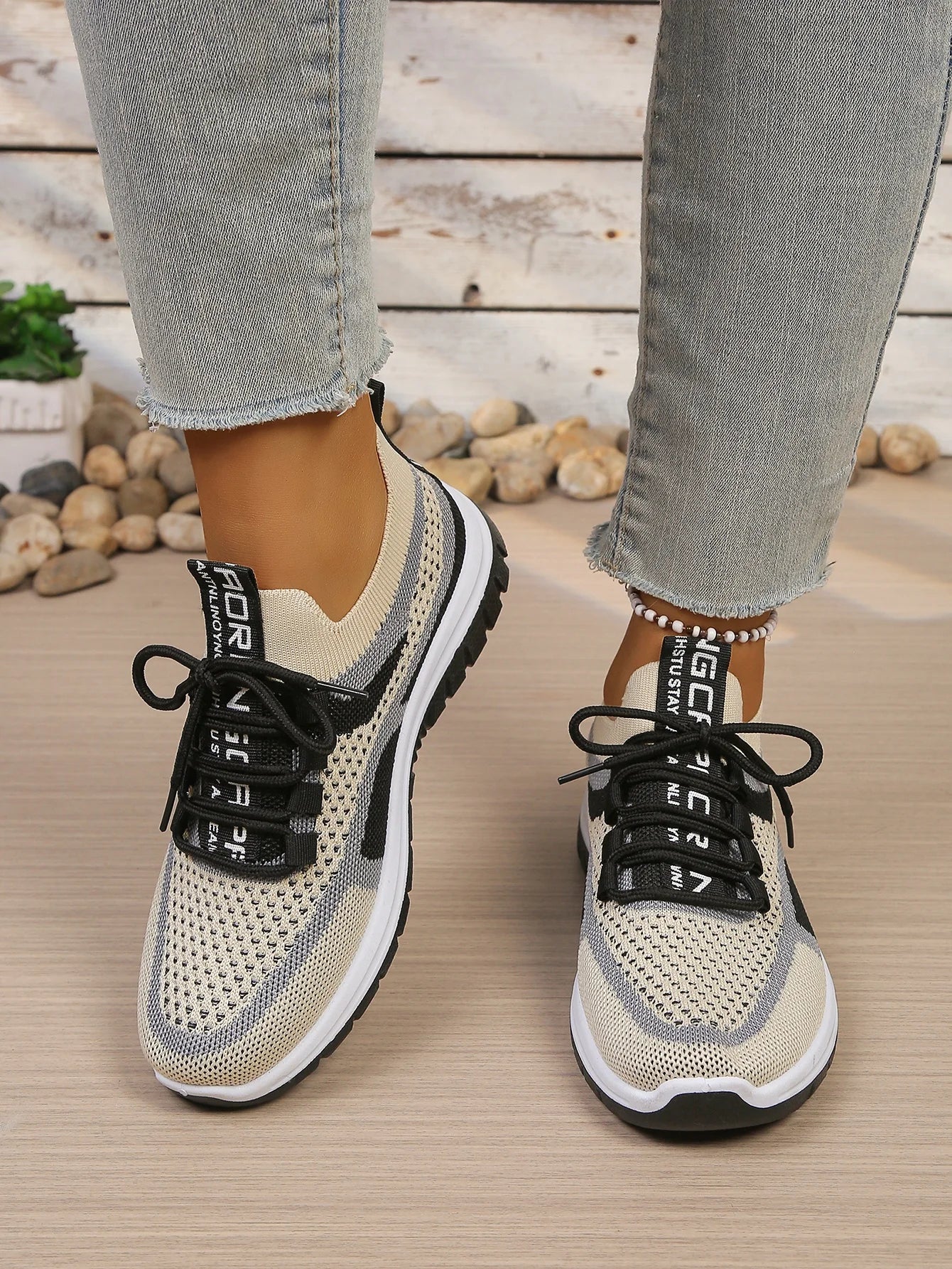 Women's Shoes Double-Color Work Shoes for Ladies, Single Shoes Casual Sneaker Shoes Woman 2026 Free Shipping Shoes