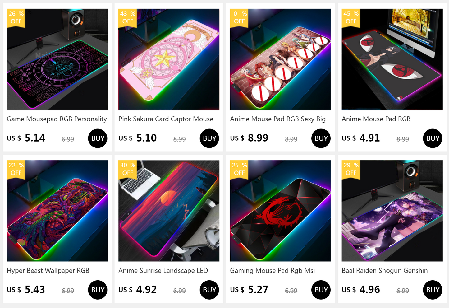 Mairuige Printing DJ Mixer Game RGB Big Mouse Pad Player Big Mouse Pad Computer Mouse Pad LED Backlit Keyboard Desktop Pad Desk