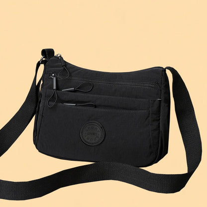 Fashionable Women's Crossbody Bag, Casual Nylon Shoulder Purse with Multiple Pockets, Available in Multiple Colors