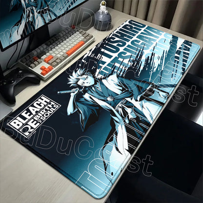 2026 New Anime HD Wallpaper Bleach Mouse Pad Laptop Gaming Keyboard Mat XXL Large 900x400mm Desk Mat Cool E-sports Mats Mousepad