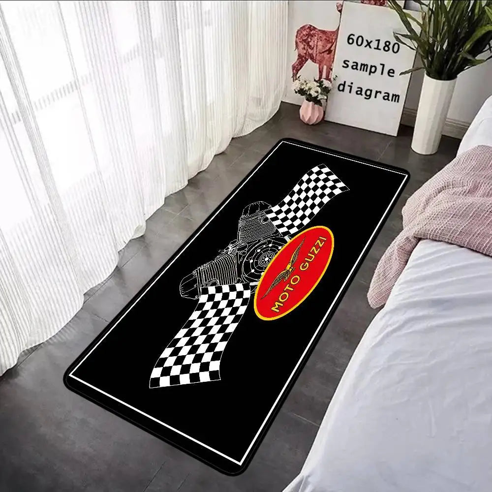 M-Moto G-Guzzi Kitchen Mat Kids Room Bedroom Decoration Balcony Anti-Slip Doormat Living Room Alfombra