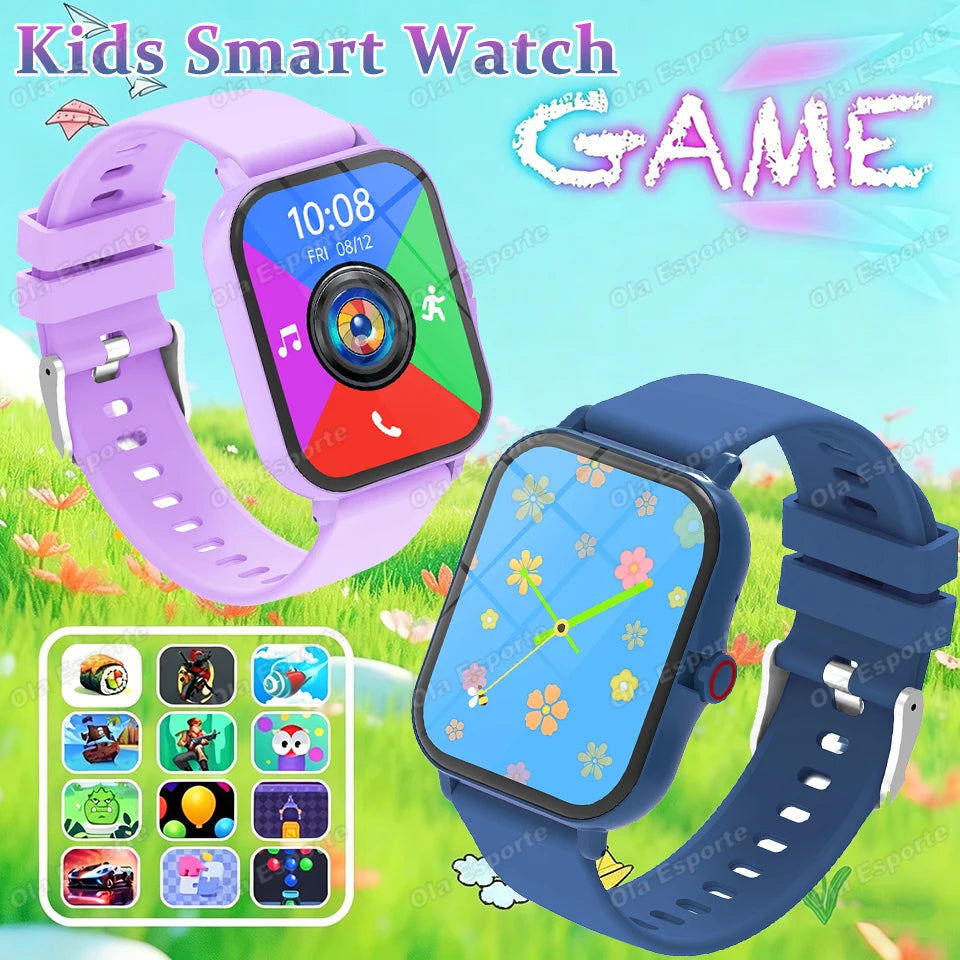 NEW Games Smart Watch 2026 Bluetooth Call Camera Control Sleep Monitoring Music Play Message Push Outdoor Sports Smartwatch Kids