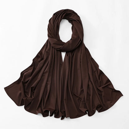 New Muslim Women Hijab Liquid Jersey Scarf Ramadan Headwraps Shawls Islam Headscarves Muslim Fashion Islam Shawl ﻿180*60cm