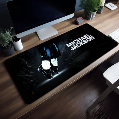 Singer Pop Mouse M-Michael Pad Non-slip Lockedge Jackson Office King Student Gaming of Thickened Large Writing Cushion MousePad