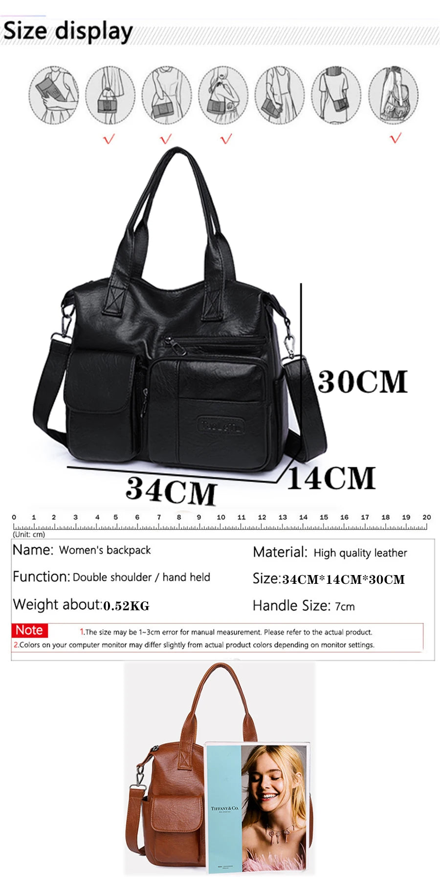 Luxury Designer Handbags Women Purses And Handbags Retro Shoulder Bags High Quality Leather Crossbody Bags for Women 2024 Sac