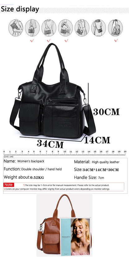 Luxury Designer Handbags Women Purses And Handbags Retro Shoulder Bags High Quality Leather Crossbody Bags for Women 2024 Sac