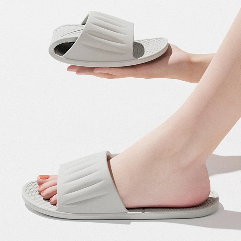Foldable Travel Slippers for Women Men Non Slip Soft Sole Lightweight Bathroom Shower Slippers Quick Dry EVA Hotel Beach Shoes