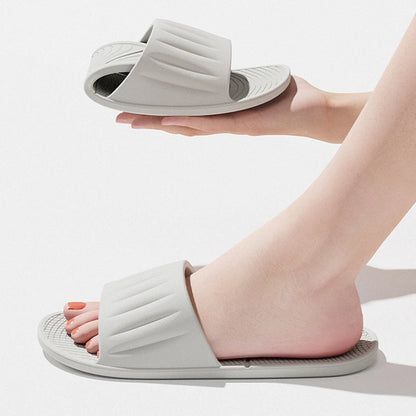 Foldable Travel Slippers for Women Men Non Slip Soft Sole Lightweight Bathroom Shower Slippers Quick Dry EVA Hotel Beach Shoes
