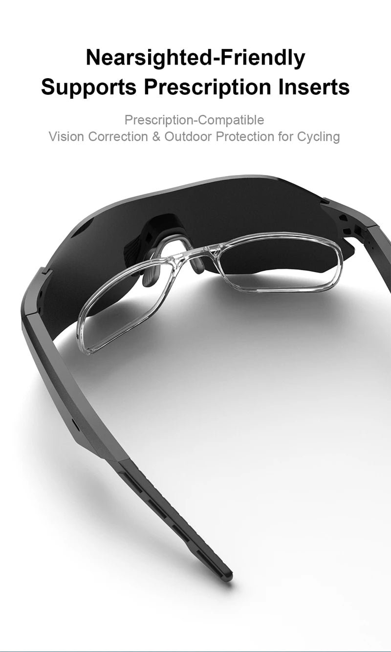 Smart Glasses Lightweight Auto-Tinting AI Glasses with Real-Time Simultaneous Translation Earbuds 2-in-1 Sunglasses