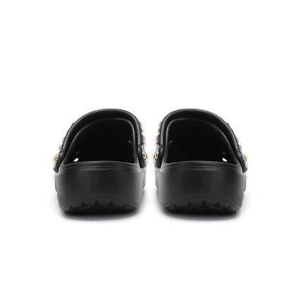 Women Summer Luxury Slippers EVA Rhinestone Decoration Sandals Beach Slides Flip Flop Soft Fashion Casual Shoes For Female 35-41