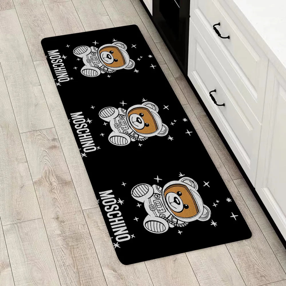 Entrance Front Door Doormat For M-M-Moschino Non-slip Kitchen Rug Living Room Rugs Balcony Bathroom Foot Mat Floor Mats Carpet
