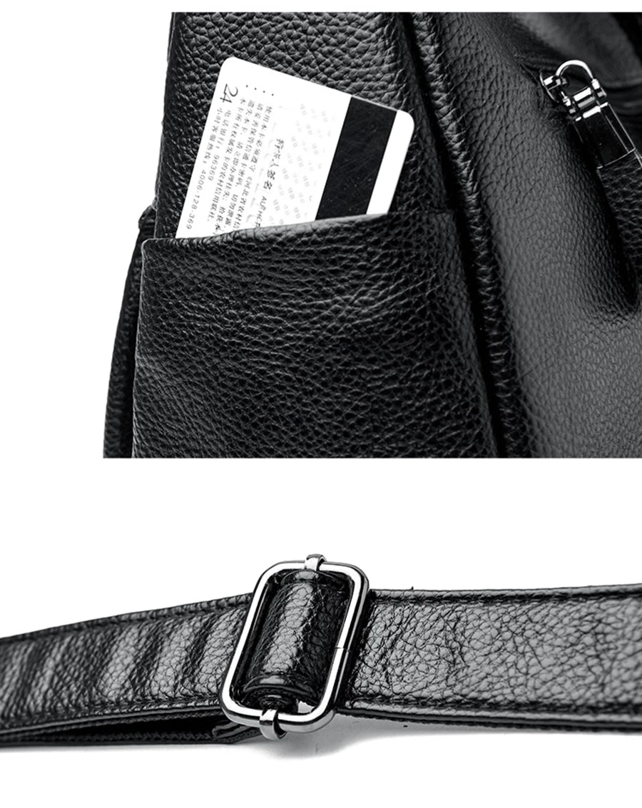 High Quality Genuine Leather Ladies Bags Fashion Purses And Handbags Famous Designer Crossbody Shoulder Bag For Women Sac A Main