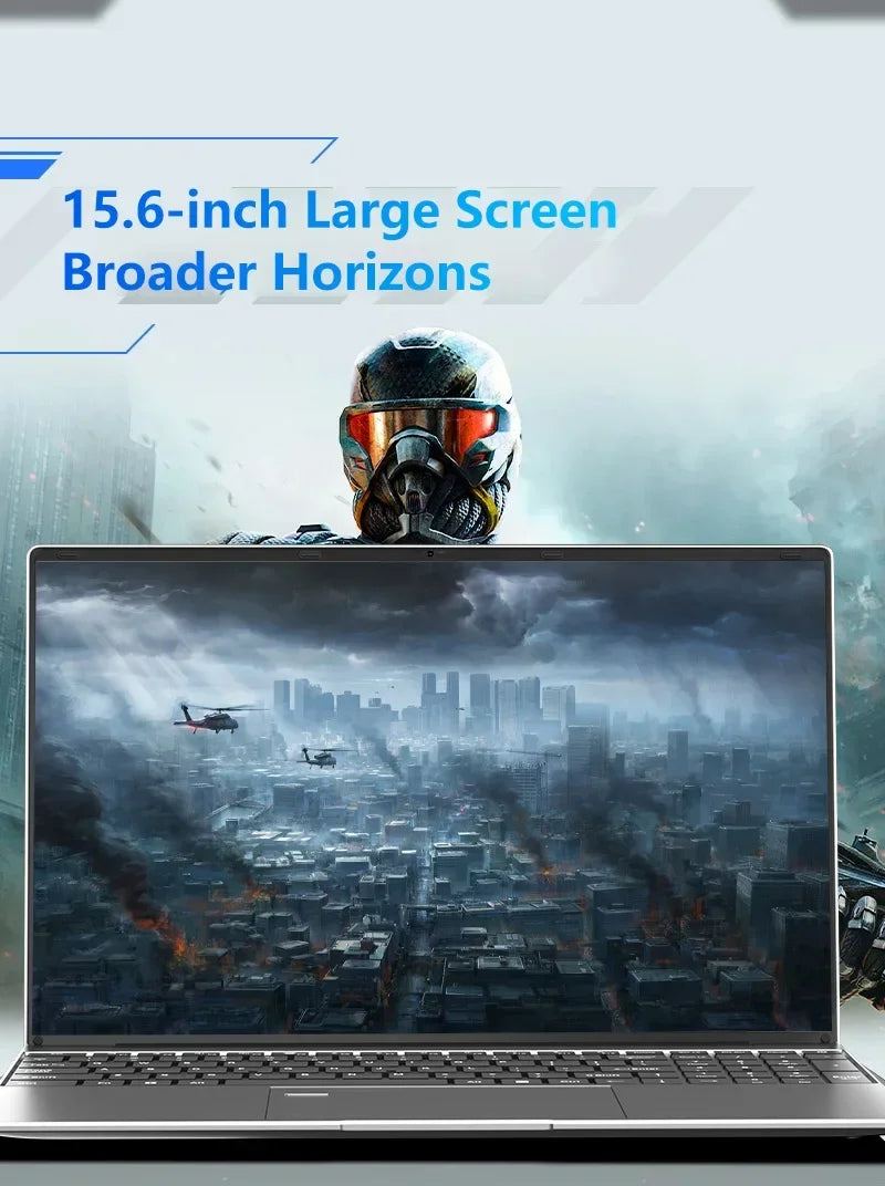 15.6 Inch Laptop Intel Core I9 10980HK Windows 11 Pro 32GB DDR4 M.2 2TB SSD Ultrabook Computer Fingerprint Unlock WIFI Fast