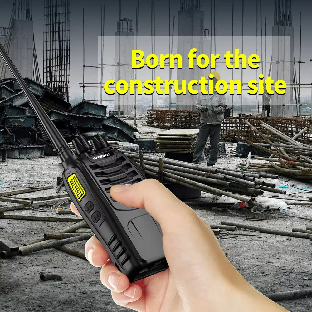 Baofeng BF-888SD Digital Walkie Talkie UHF PMR446 MHz 16CH Long Range Two Way Radio Type-C Charging Noise Reduction Encrypted Ha