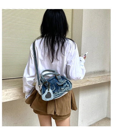 Denim Crossbody Bags for Women Shoulder Bags Hand-held Retro Purse and Handbags Luxury Bags Designers Bag Сумка Женская Bolsa