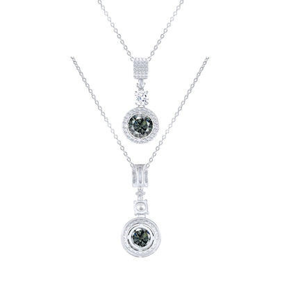 TY 5CT DColor Moissanite 925 Sterling Silver Pendant Necklace Fine Jewelry Necklace Women Fashion Accessories For Party Wedding