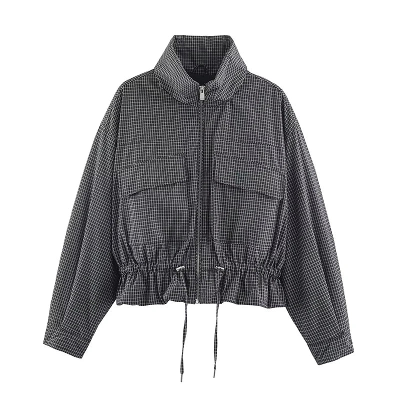 Women's Winter Jackets Coats 2026 New Fashion Plaid Loose Thick Warm Young Women's Jacket Fall Chic Holiday Street Coats Blouse