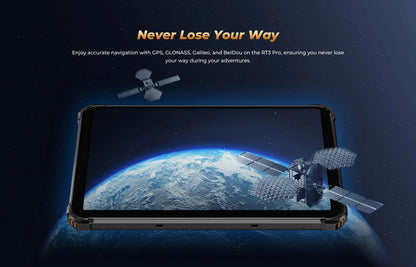 Oukitel RT3 PRO 5150mAh Battery 8"HD Display Tablet 13.9mm Ultra-Slim Profile IP68 &IP69K & MIL-STD-810H, 16(4+12)GB +128GB