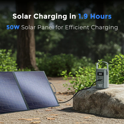 SolarPlay Q100 Power Bank 25000mAh Portable Power Station For Outdoor Battery Emergency Power Camping Solar Generator