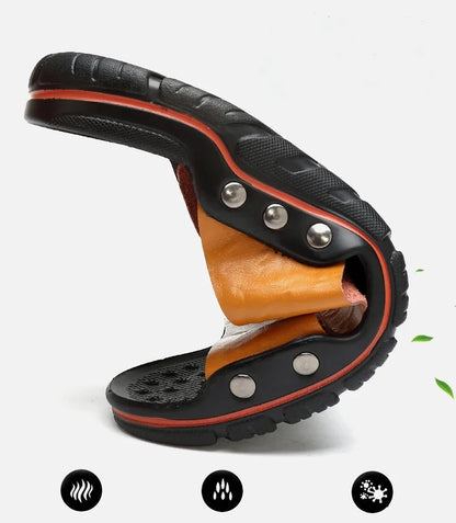 Men Summer Slippers Breathable Luxury Sandals Shoes Beach Classics Leather Mens Slippers Outdoor Flip Flop Indoor Slides Man