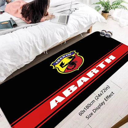 House Entrance Doormat Abarth Car Boot Hallway Carpet Living Room Rugs Foot Carpets Bathroom Rug Floor Mats Non-slip Home Decor