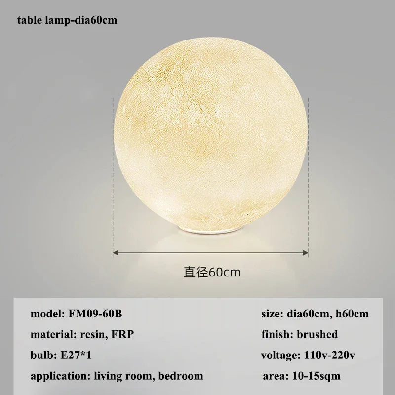 Nordic Moon Led Pendant Lights for Living Room Dining Bedroom Home Decorations Chandelier Cafe Restaurant Hanging Lamp Luminaire