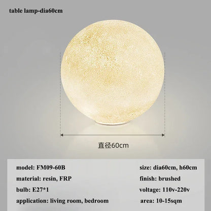 Nordic Moon Led Pendant Lights for Living Room Dining Bedroom Home Decorations Chandelier Cafe Restaurant Hanging Lamp Luminaire