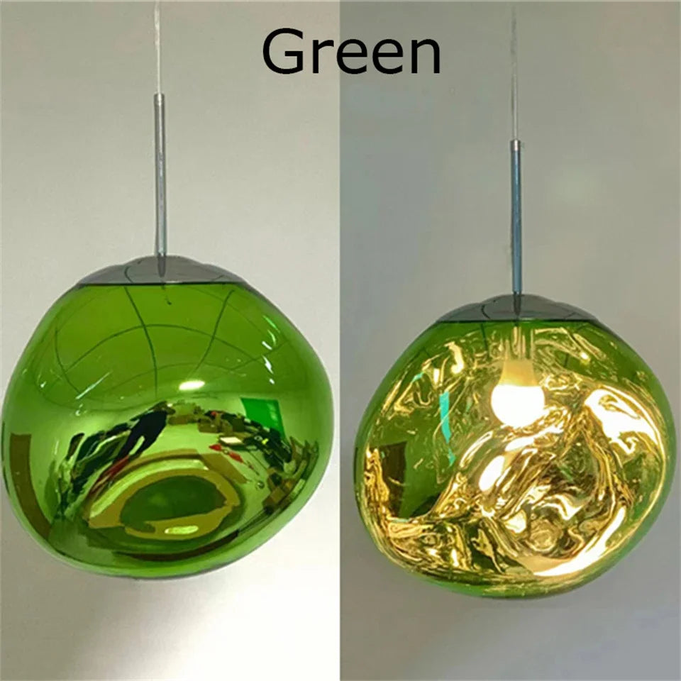 Nordic LED Lava Pendant Lights PVC Lighting Ideal for Living Room Indoor Decor Home Fixtures Loft Kitchen Hanging Lamp