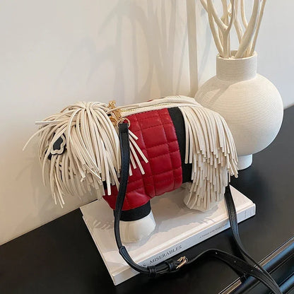 Unique Designer Purse and Handbags for Women Leather Shoulder Bag High Quality 3D Dog Shape Wedding Evening Clutch Bag Party Bag