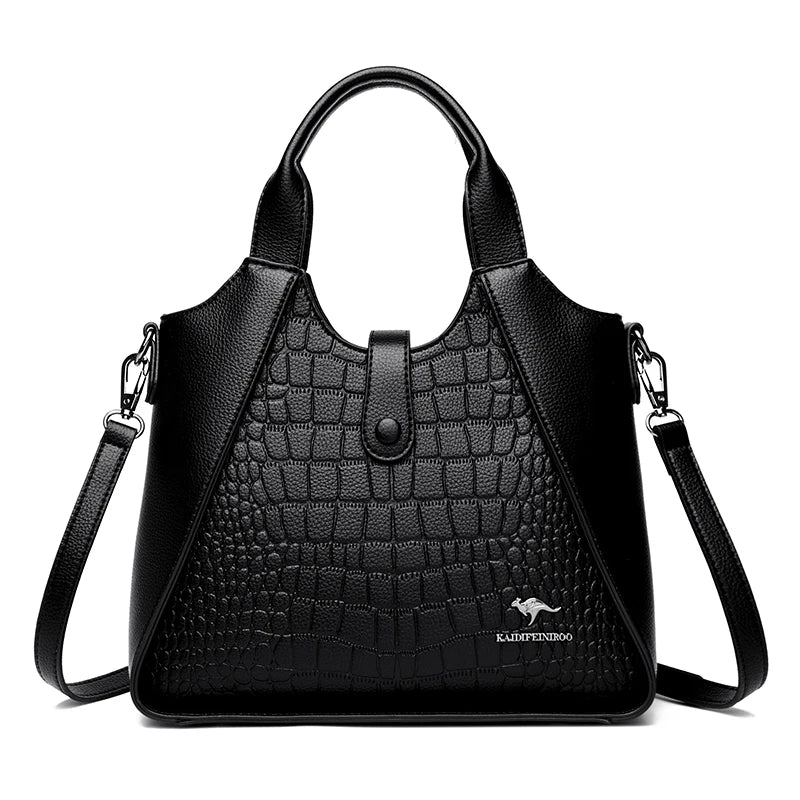 Luxury Designer Handbag Brand High Quality Soft Leather Bags 2024 Sac Crossbody Shoulder Bag For Womens Casual Tote Bag Bolsos