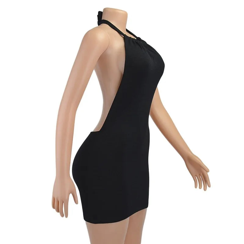 Y2K cross-border hot selling women's vacation swimwear from Europe and America, sexy bag buttocks, backless suspender dress