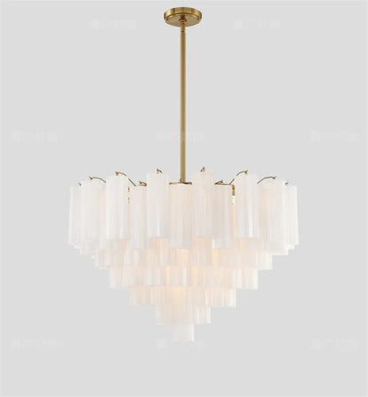 French Style Artistic Chandelier Medieval Colored Glass Retro Lighting for Living Room Dining Room Bedroom Villa Staircase Home