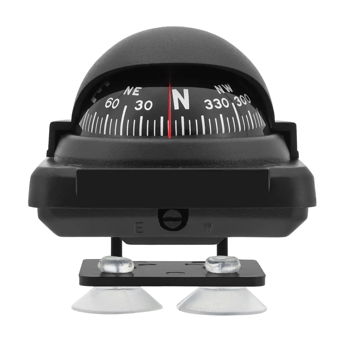 AD Universal Compass Mini Navigation Compass Rotary Adjustable Spherical Dashboard Guide Compass For Boat Vehicle Accessories