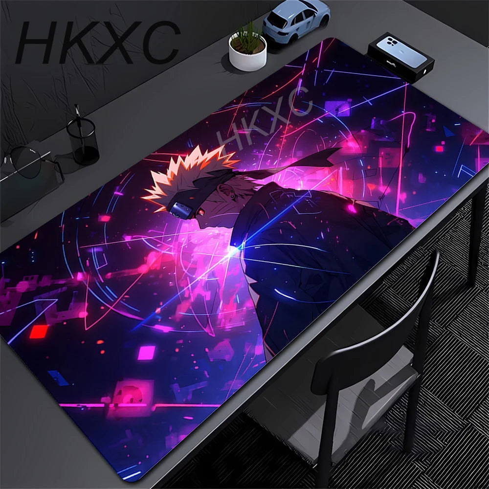 Gamer PC Computer Large 900x400 XXL Desk Mat Naruto Itachi Uchiha Mouse Pads Keyboard Anime Gaming Accessories Mousepad Carpet